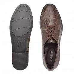 Nine West Flats Maia Lace Up Oxfords