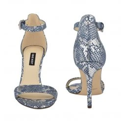 Nine West Metallic Mindset Mana Ankle Strap Sandals