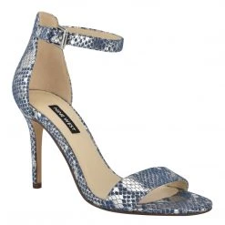 Nine West Metallic Mindset Mana Ankle Strap Sandals