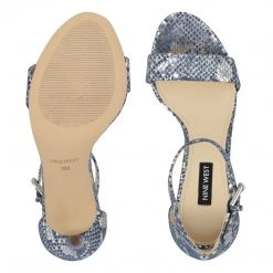 Nine West Metallic Mindset Mana Ankle Strap Sandals