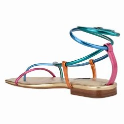 Nine West Mandie Strappy Flat Sandals
