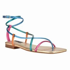 Nine West Mandie Strappy Flat Sandals