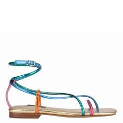 Nine West Mandie Strappy Flat Sandals