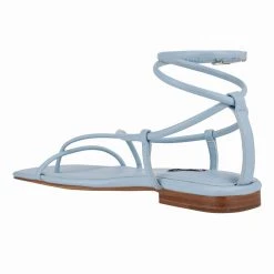 Nine West Mandie Strappy Flat Sandals Lace It Up