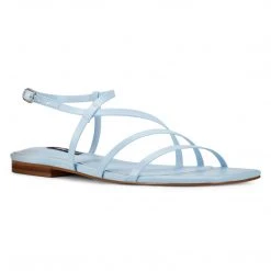 Nine West Mani Strappy Flat Sandals Flats 9 Nine West Mani Strappy Flat Sandals Flats