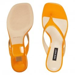 Nine West Manold Heeled Thong Sandals Heels