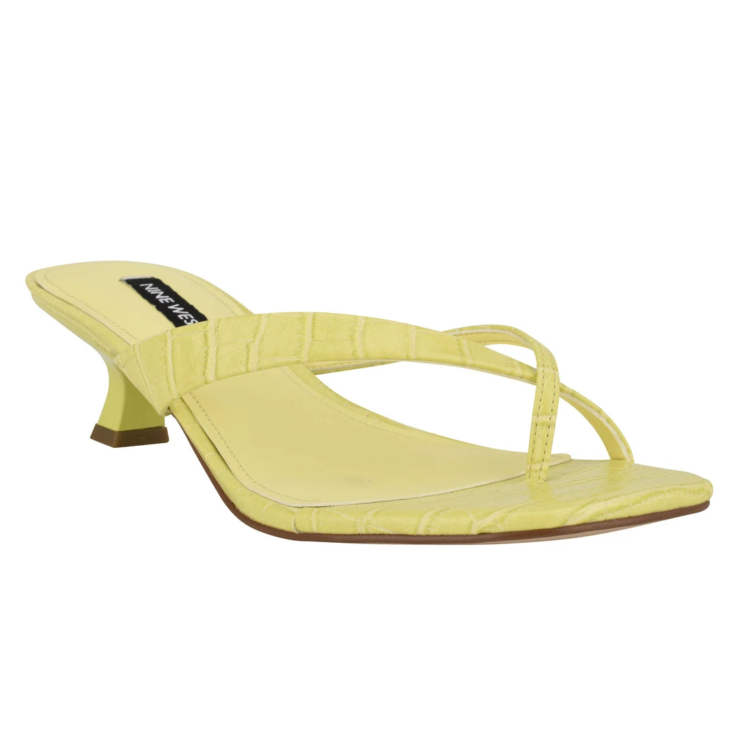 Nine West Marigol Heeled Thong Sandals Color Pop 4 Nine West Marigol Heeled Thong Sandals Color Pop