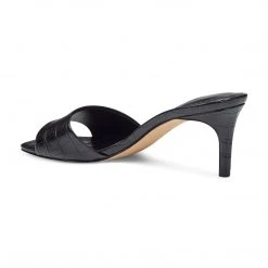 Nine West Marina Heeled Slide Sandals Heel Appeal