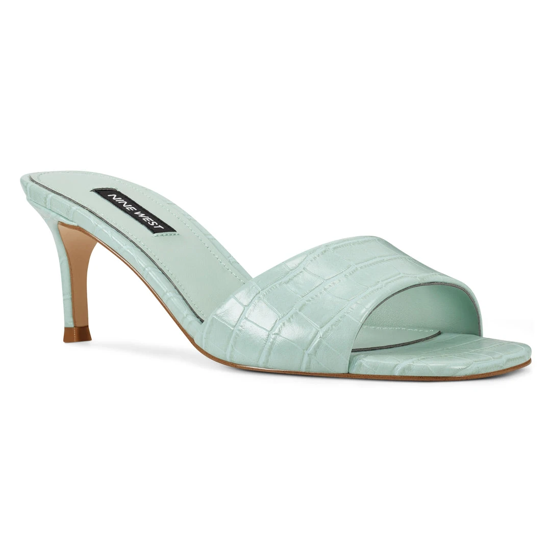 Nine West Heel Appeal Marina Heeled Slide Sandals 4 Nine West Heel Appeal Marina Heeled Slide Sandals