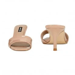 Nine West Heel Appeal Marina Heeled Slide Sandals 12 Nine West Heel Appeal Marina Heeled Slide Sandals
