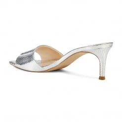 Nine West Marina Heeled Slide Sandals Heel Appeal