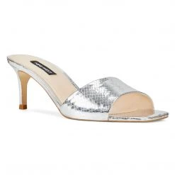 Nine West Marina Heeled Slide Sandals Heel Appeal