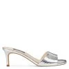 Nine West Marina Heeled Slide Sandals Heel Appeal