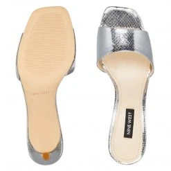 Nine West Marina Heeled Slide Sandals Heel Appeal