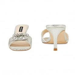 Nine West Masen Heeled Slide Sandals