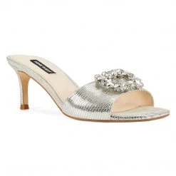 Nine West Masen Heeled Slide Sandals