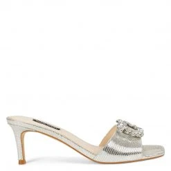 Nine West Masen Heeled Slide Sandals