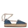 Nine West Meaks Ankle Wrap Espadrille Flats Lace It Up