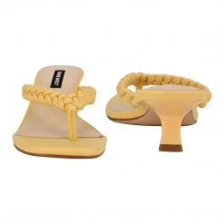 Nine West Meka Heeled Thong Sandals Heel Appeal