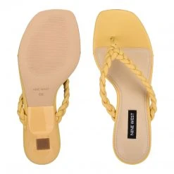 Nine West Meka Heeled Thong Sandals Heel Appeal