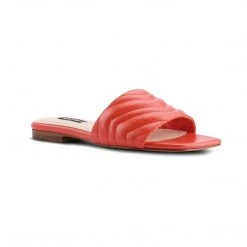 Nine West Mends Flat Slide Sandals Color Pop