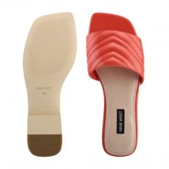 Nine West Mends Flat Slide Sandals Color Pop
