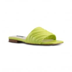 Nine West Color Pop Mends Flat Slide Sandals