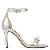 Nine West Metallic Mindset Mika Ankle Strap Heel Sandals