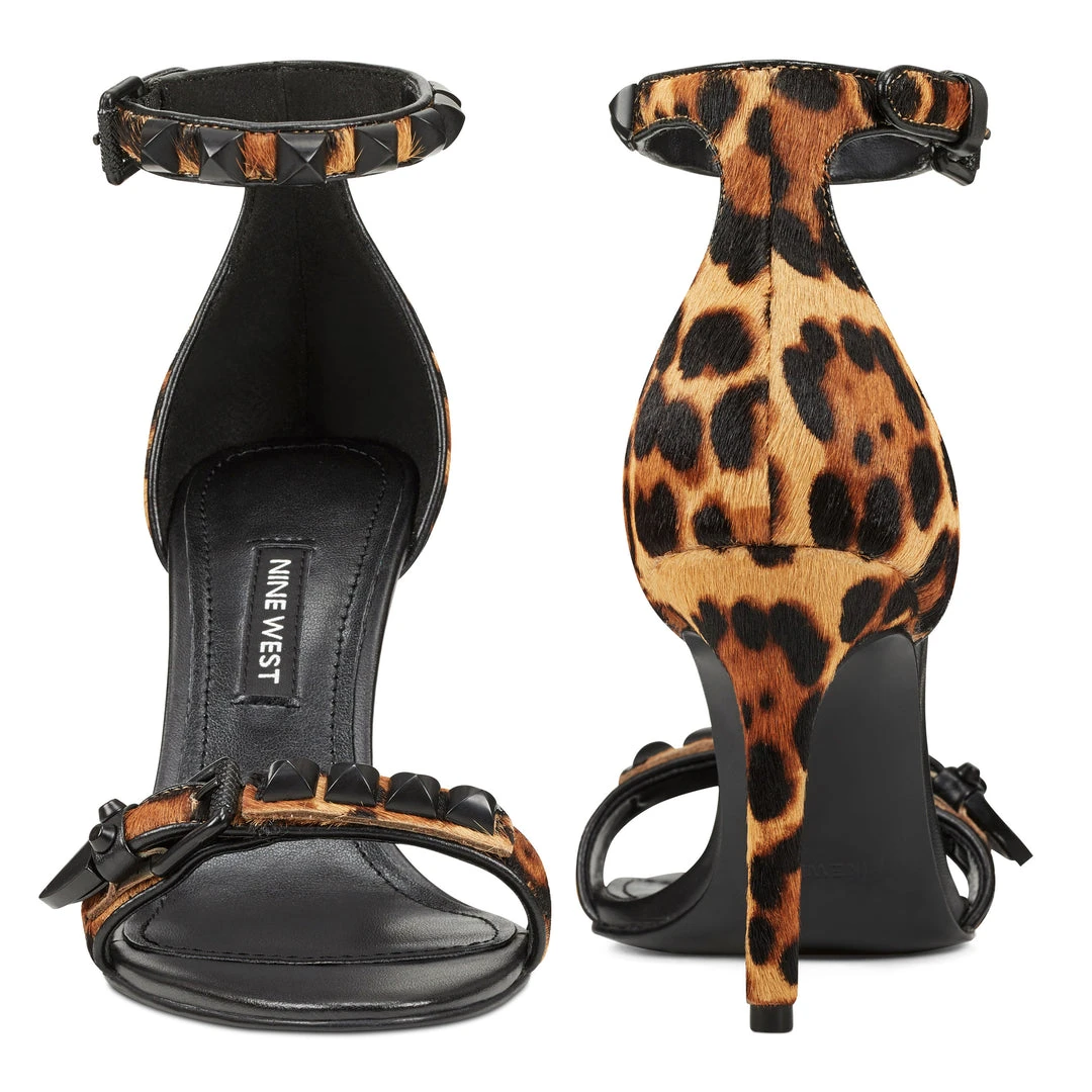 Nine West Heels Mika Ankle Strap Heel Sandals 7 Nine West Heels Mika Ankle Strap Heel Sandals