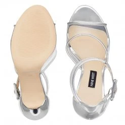 Nine West Metallic Mindset Mila Open Toe Sandals 13 Nine West Metallic Mindset Mila Open Toe Sandals