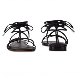 Nine West Lace It Up Minus Ankle Wrap Flat Sandals