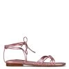 Nine West Minus Ankle Wrap Flat Sandals
