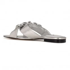 Nine West Misty Flat Slide Sandals