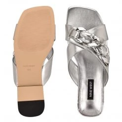 Nine West Misty Flat Slide Sandals