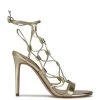 Nine West Mix Ankle Wrap Sandals Lace It Up