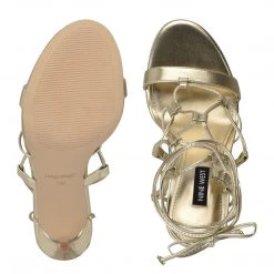 Nine West Mix Ankle Wrap Sandals Lace It Up