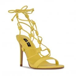 Nine West Mix Ankle Wrap Sandals Lace It Up