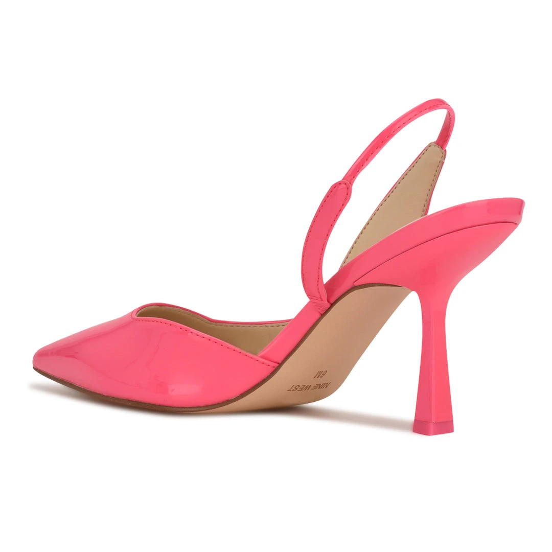 Nine West Mollie Pointy Toe Heeled Slingbacks Color Pop Nine West Mollie Pointy Toe Heeled Slingbacks Color Pop