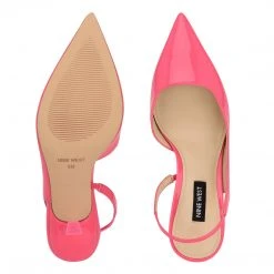 Nine West Mollie Pointy Toe Heeled Slingbacks Color Pop 6 Nine West Mollie Pointy Toe Heeled Slingbacks Color Pop