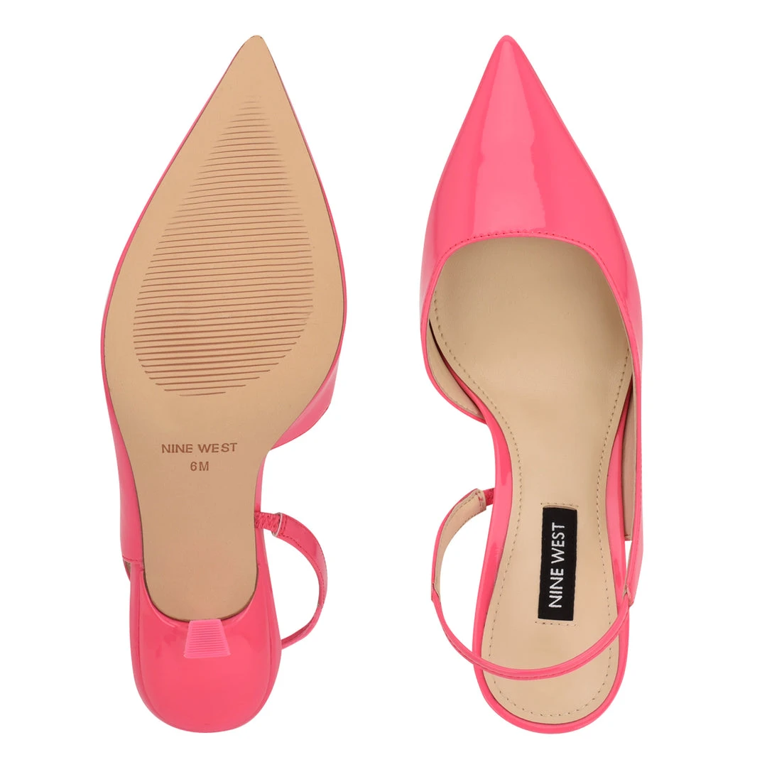Nine West Mollie Pointy Toe Heeled Slingbacks Color Pop Nine West Mollie Pointy Toe Heeled Slingbacks Color Pop