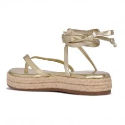 Nine West Monee Ankle Wrap Flat Sandals