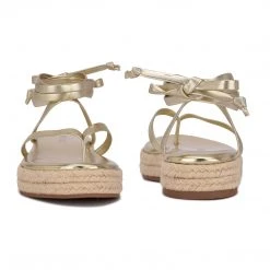 Nine West Monee Ankle Wrap Flat Sandals