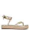 Nine West Monee Ankle Wrap Flat Sandals 2 Nine West Monee Ankle Wrap Flat Sandals