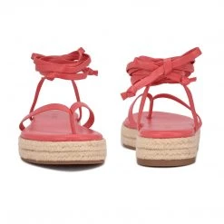 Nine West Lace It Up Monee Ankle Wrap Flat Sandals