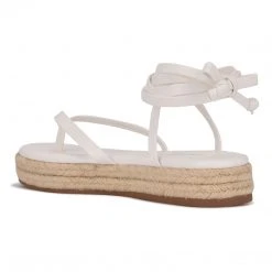 Nine West Monee Ankle Wrap Flat Sandals