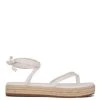Nine West Monee Ankle Wrap Flat Sandals 1 Nine West Monee Ankle Wrap Flat Sandals