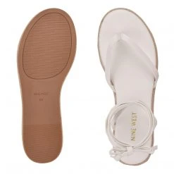 Nine West Monee Ankle Wrap Flat Sandals