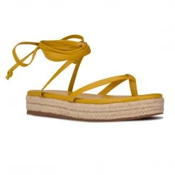 Nine West Monee Ankle Wrap Flat Sandals