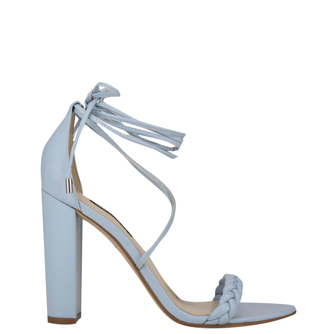 Nine West Lace It Up Monikka Ankle Wrap Heeled Sandal 3 Nine West Lace It Up Monikka Ankle Wrap Heeled Sandal