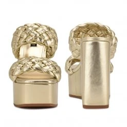 Nine West Nessie Platform Slide Sandals